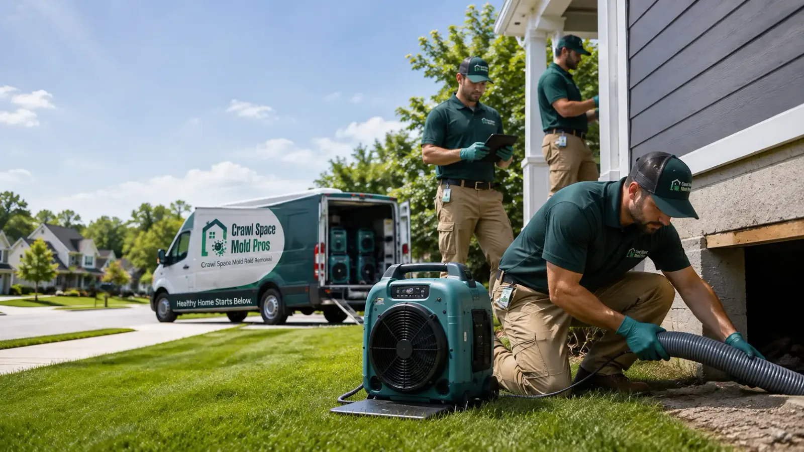 Crawl Space Mold Removal in Saint Louisville, OH
